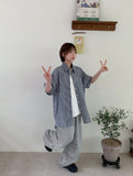 Bots Summer Parachute Banding Wide Pants