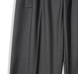 Terry Two-Tuck Belted Slacks