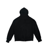 RIVET OVER HOOD ZIP-UP
