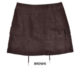 house corduroy cargo skirt