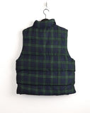 [UNISEX] Lentil Overfit Wellon Check Padding Vest