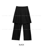 Kiyo Pleated Skirt Layered Pants