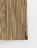 Inne Stripe Banding Wide Linen Pants