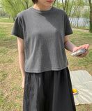 [BAONHAUS] Aruki Dot Crop Tee