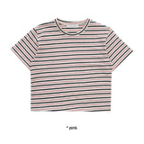 MELODY STRIPE CROP T