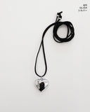 Roche Silver Bold Heart Strap Necklace