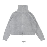 2-WAY KNIT ZIP-UP