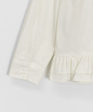 Sherinlen Shirring Collar Neck Blouse