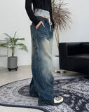 Evan Carpenter Washing Banded Denim Pants
