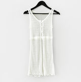 Uta net see-through sleeveless