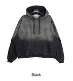 Hollen denim washed over hoodie