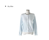 Chiran Round Simple Basic Knit Cardigan