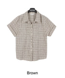 Noir check shirt