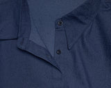 Tsuru Blue Denim Shirt One Piece