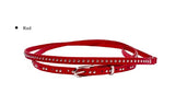Monto Stud Eyelet Double Long Belt