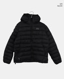 Turnle String Hooded Nylon Lightweight Short Padding Jumper