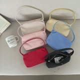 Rustling Waterproof Material Point Color Mini Shoulder Bag