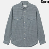 Caroon Two Pocket Check Shirt