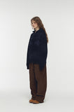 [2-WAY] Nordic Winter Hood Knit Zip-up