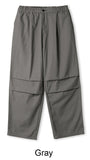 Rough Washing Pin Tuck Balloon Pants