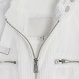 Hi-Lo Zipper Banded Jacket