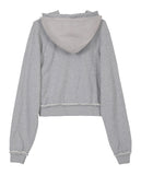 Layered Zip Hoodie