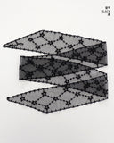 Dreamer Summer See-Through Punching Embroidered Scarf