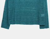 Rubbers One-Shoulder Long-Sleeve Knit