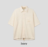 Marilyn Mesh Knit Short Sleeve Shirt