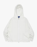 Lace summer 2-way hood zip-up