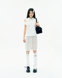 Detachable Collar T-shirt
