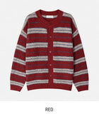 [wool21%] Sway Multi-Striped Cardigan