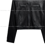 Saika Suede Cropped Rider Jacket