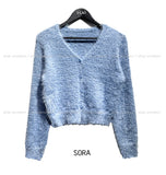 [U-BASIC] And V-neck Angora cardigan