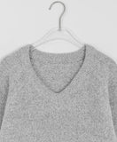 Diani V-Neck Over Knit