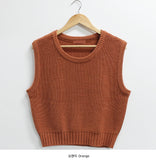 Junopi U-neck knit vest