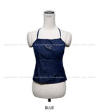 FIX Heart Denim Halter Sleeveless