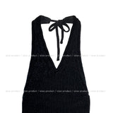 sticky knit halter sleeveless