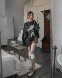 LA Trackline Metal Jersey Sweatshirt