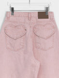 Conteni heart pocket balloon wide cotton pants