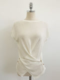 Niroin Cross Cap Sleeve Short Sleeve