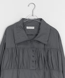 Pohoni shirring string wind jumper