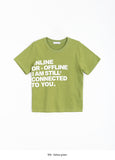 Dalran Lettering Printing Short Sleeve Tee