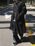 Unisex Soft hooded long coat