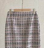 Genua Tweed H-Line Skirt