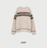 (UNISEX) Merry Winter Wool Round Knitwear