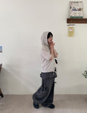 [BAONHAUS] Ryugeto Summer Check Short Sleeve Hood Shirt