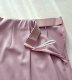 Lumie Banding Slit H-Line Long Skirt