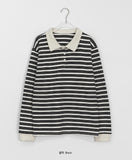 Hawkins Stripe Collar Rugby Tee