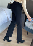 Luaz Banding Mink Brushed Bootcut Slacks